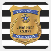 Personalisiertes Party Quadratischer Aufkleber (Vorderseite)