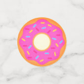 Personalisiertes Party von Donut Konfetti (Klein Vorderseite)