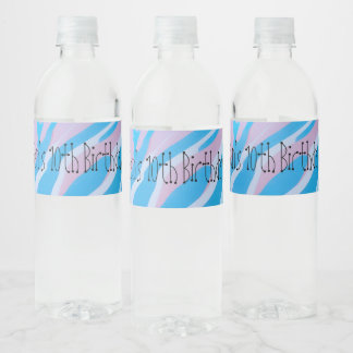 Personalisiertes Party Wasser Flaschen Etiketten