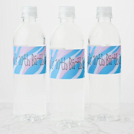 Personalisiertes Party Wasser Flaschen Etiketten (Flaschen)