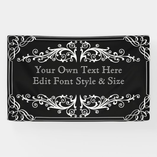 Personalisiertes Party, Wiedersehen, Fest-Banner Banner (Horizontal)