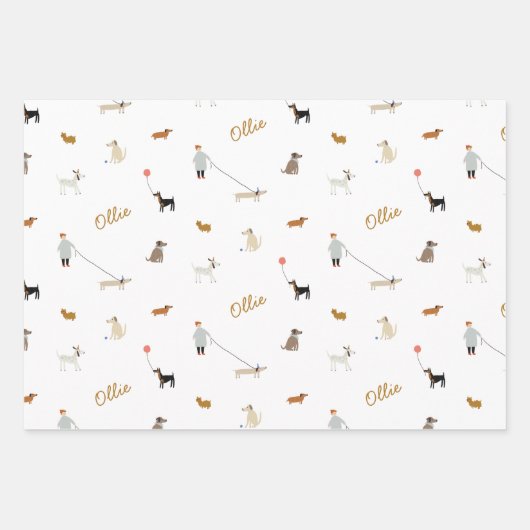 Personalisiertes Party Wrapping Paper Set Geschenkpapier Set (Vorderseite 2)