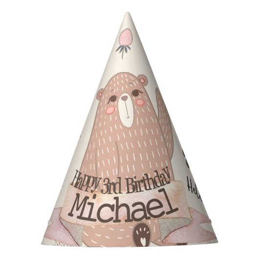 Personalisiertes Partyhütchen (Vorderseite)