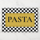 Personalisiertes Pasta Jar Label im klassischen St Lebensmitteletikett (Einzelnes Label)