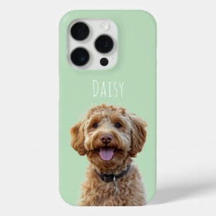 Personalisiertes Pastel Green Dog Foto Case-Mate iPhone Hülle