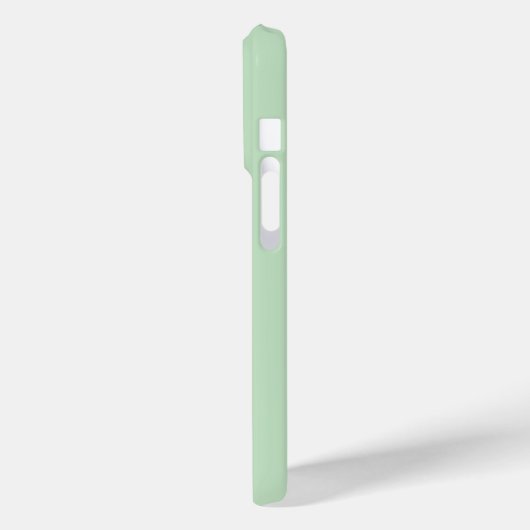 Personalisiertes Pastel Green Dog Foto Case-Mate iPhone Hülle (Rückseite / Links)