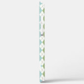 Personalisiertes Pastell-Argyle-Muster Case-Mate iPhone Hülle (Rückseite / Links)