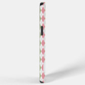 Personalisiertes Pastell-Argyle-Muster iPhone Hülle (Rechte Seite)