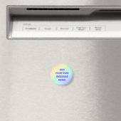 Personalisiertes Pastell-Rainbow-Magnet Magnet (In Situ (Geschirrspüler))