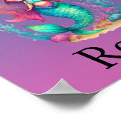 Personalisiertes Pastellmoster Poster (Ecke)