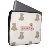 Personalisiertes Pastellmuster Laptopschutzhülle (Vorne Rechts)