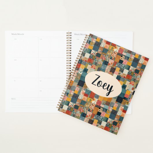 Personalisiertes Patchwork - Quilt Print Planer (Anzeige)