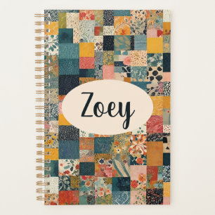 Personalisiertes Patchwork - Quilt Print Planer