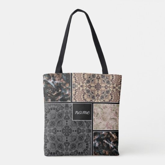 Personalisiertes Patchwork Tasche (Rückseite)