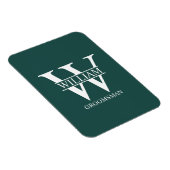 Personalisiertes Patenmonogramm & Name Magnet (Rechte Seite)