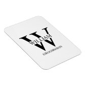 Personalisiertes Patenmonogramm & Name Magnet (Rechte Seite)