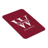 Personalisiertes Patenmonogramm & Name Magnet (Rechte Seite)