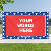 Personalisiertes Patriotikum Banner (Außenbereich)