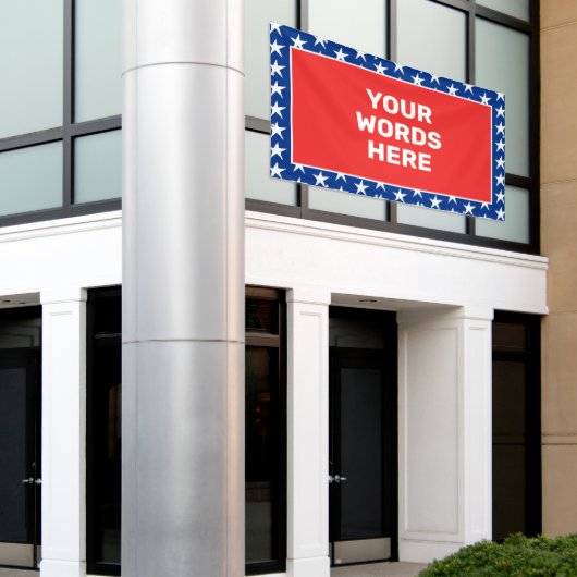 Personalisiertes Patriotikum Banner (Äußeres Gebäude)