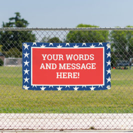 Personalisiertes Patriotisches Banner