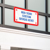 Personalisiertes Patriotisches Banner (Äußeres Gebäude)