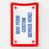 Personalisiertes Patriotisches Banner (Vertikal)