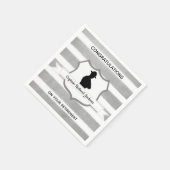 Personalisiertes Patrolman Retirement Party Serviette (Ecke)