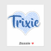 Personalisiertes Pawprint Aufkleber (Blatt)