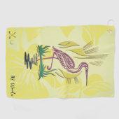 Personalisiertes Pelican Bird Golf Handtuch (Horizontal)