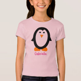 Personalisiertes Penguin-Shirt für Mädchen T-Shirt