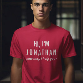 Personalisiertes Personal Einheitlicher T - Shirt