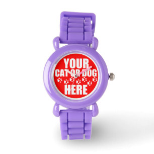 Personalisiertes Pet-Bild Armbanduhr
