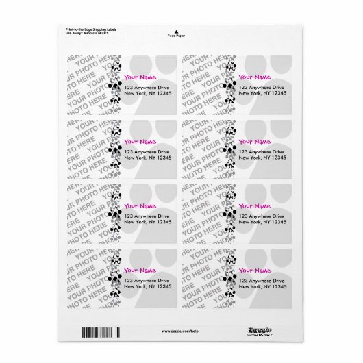 Personalisiertes Pet-Foto (Vorne)