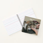 Personalisiertes Pet-Foto Notizblock (Innenseite)