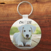 Personalisiertes Pet-Foto Schlüsselanhänger (Vorderseite)