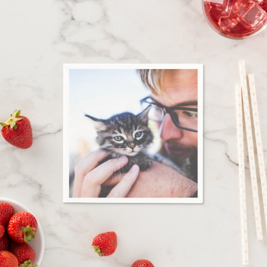 Personalisiertes Pet-Foto Serviette (Beispiel)