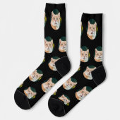 Personalisiertes Pet-Foto Socken (Linkes Detail)