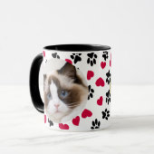 Personalisiertes Pet-Foto Tasse (Vorderseite Links)