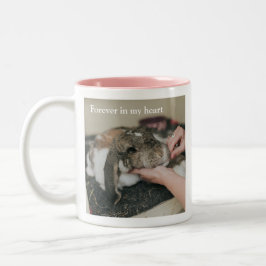 Personalisiertes Pet-Foto Zweifarbige Tasse
