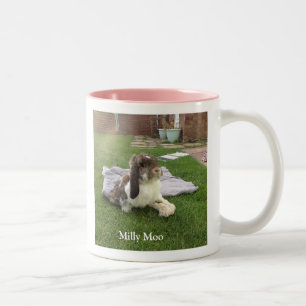 Personalisiertes Pet-Foto Zweifarbige Tasse