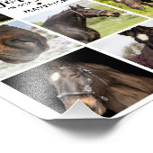 Personalisiertes Pet-FotoCollage Fotodruck (Ecke)