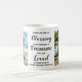 Personalisiertes Pet Loss Keepake Dog Memorial Fot Kaffeetasse (Mittel)