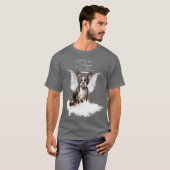 Personalisiertes Pet-Memorial Boston Terrier Dog T-Shirt (Vorne ganz)