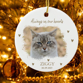 Personalisiertes Pet-Memorial Keramik Ornament