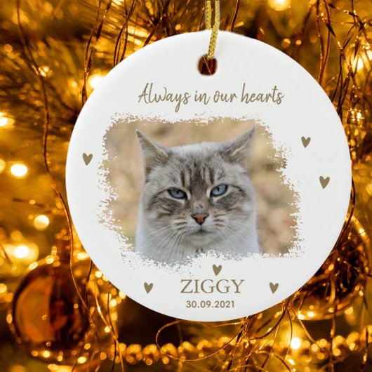 Personalisiertes Pet-Memorial Keramik Ornament