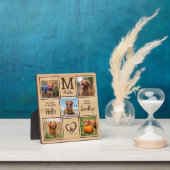 Personalisiertes Pet Memorial Pet Loss 5 Foto Fotoplatte (InSitu)