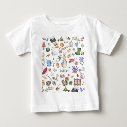 personalisiertes Peter Baby T-shirt (Vorderseite)