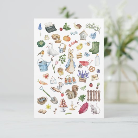 personalisiertes Peter Dankeskarte (Stehend Vorderseite)