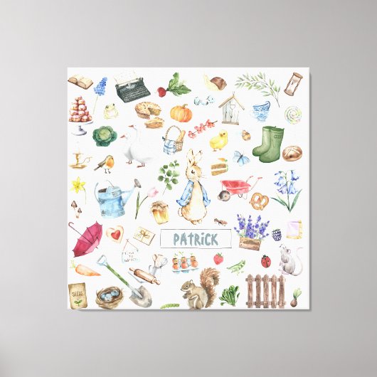 personalisiertes Peter Leinwanddruck (Vorderseite)