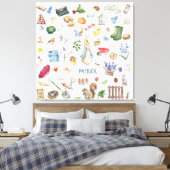 personalisiertes Peter Leinwanddruck (Insitu (Schlafzimmer))